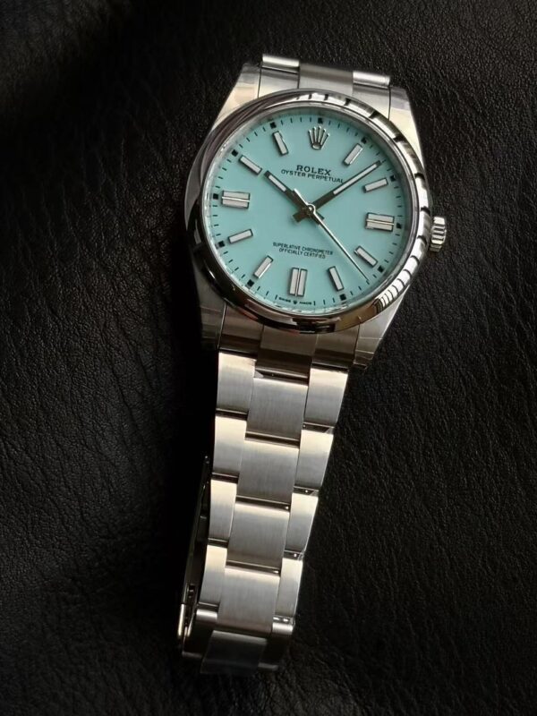 Top Clone Rolex Oyster Perpetual 41 Mm Turquoise Tiffany Blue Dial Replica 23 21F5442196D47F8E18Ec64429Acd850B