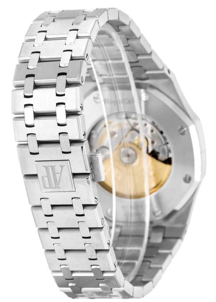 Swiss Clone Replica AP ROYAL OAK Silver Black Dial