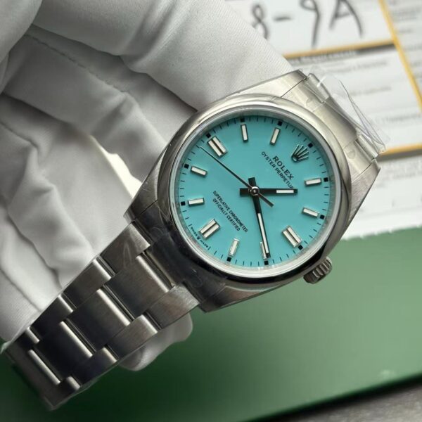 Clon Superior Rolex Oyster Perpetual 41 Mm Turquesa Tiffany Esfera Azul Réplica 4 5714C70Fd93Ff2Dcfa2258Cb6Ddc6667