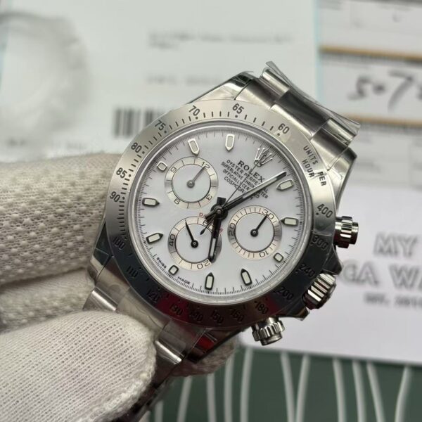 Replica Silver Rolex Daytona Swiss Clone Model