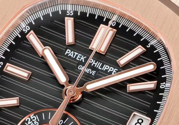 Super Swiss Clone Patek Philippe Nautilus 5980 Rose Gold