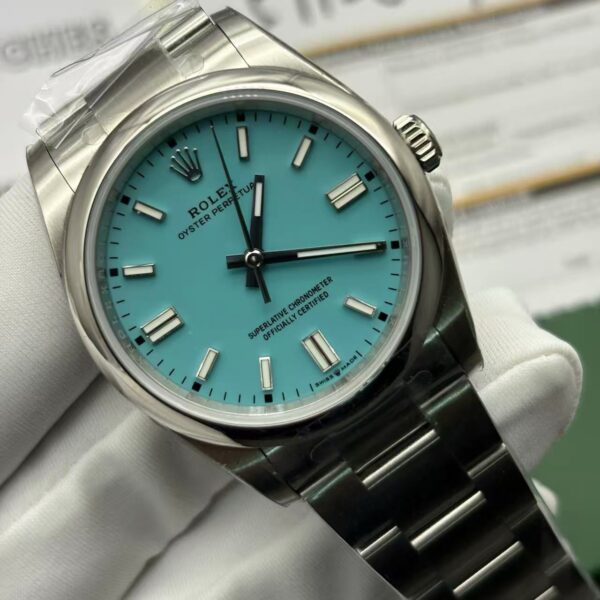 Clon Superior Rolex Oyster Perpetual 41 Mm Turquesa Tiffany Esfera Azul Réplica 6 76E25106E5661Ffe3A9C54F69E51D3B9