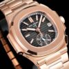 Super Swiss Clone Patek Philippe Nautilus 5980 Rose Gold