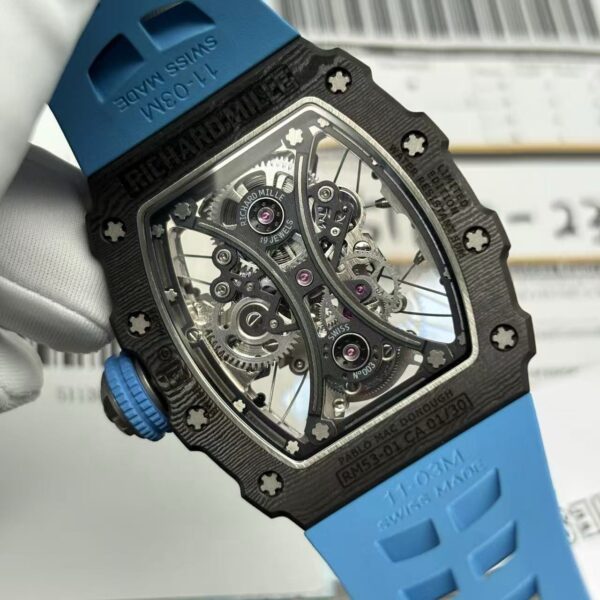 Richard Mille Clon Suizo - Reloj Tourbillon Rm 53-01 Carbono Real 6 9Caf270Fac4C33009B6677348F3B8Bc4