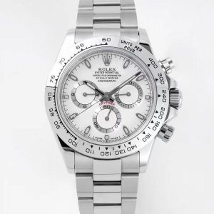 Rolex Cosmograph Daytona White Dial SS Swiss made clone - IP Empire Replica Watches