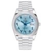 Replica Rolex Day Date 40mm Ice Blue Arabic Dial Platinum