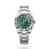 Rolex Sky-Dweller Replica Green Silver