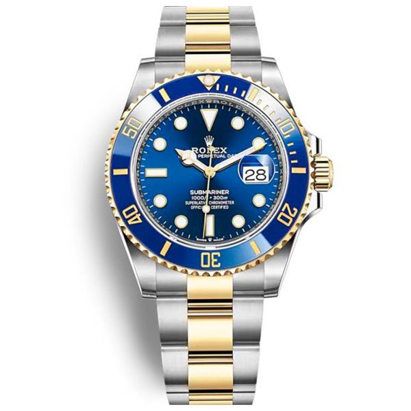 Réplica Clon Rolex Submariner - Esfera azul bicolor