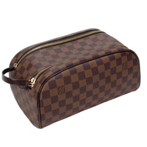 Replica 1:1 Clone Louis Vuitton Brown Wash Bag