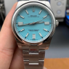 Top Clone Rolex Oyster Perpetual 41 MM Turquoise tiffany Blue Dial Ref.124300 Movement Replica - IP Empire Replica Watches