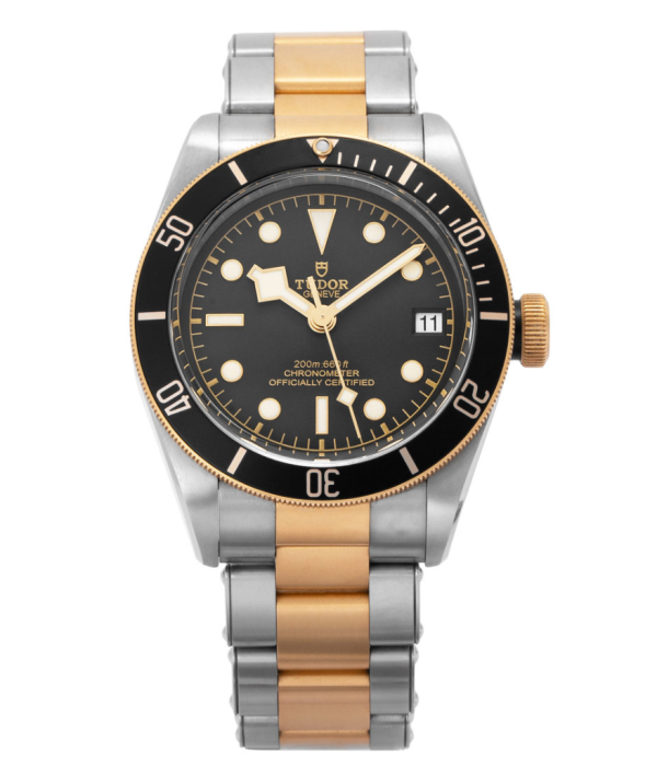 Tudor Heritage Black Bay Gold Silver Replica