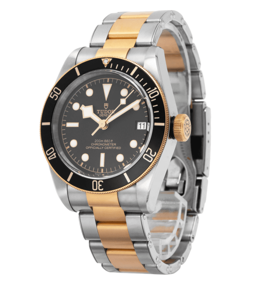 Tudor Heritage Black Bay Gold Silver Replica