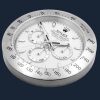 Replica ROLEX DAYTONA WALL CLOCK – WHITE & SILVER