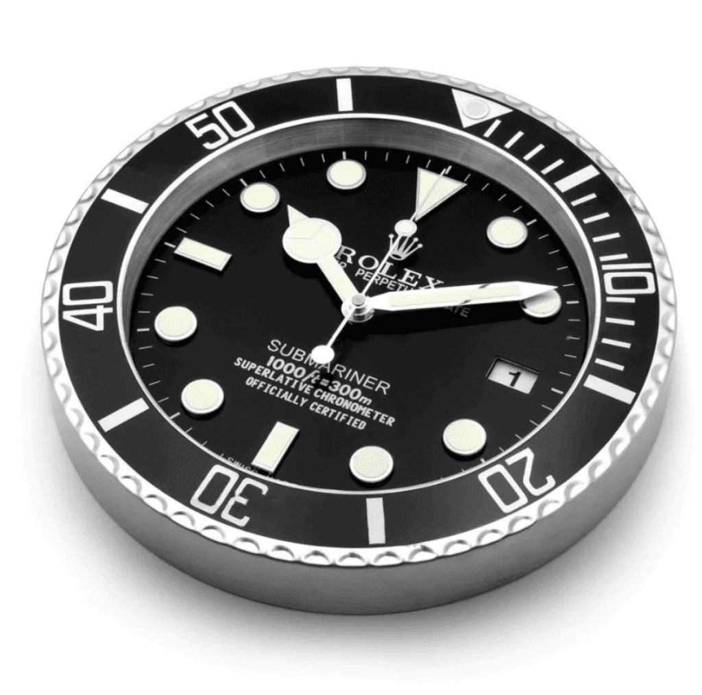 Reloj de pared Rolex Submariner｜Estilo negro - IP Empire Relojes Replica