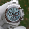 Replica Rolex Daynota Ice Blue Arabic Dial Platinum Watch - IP Empire Replica Watches