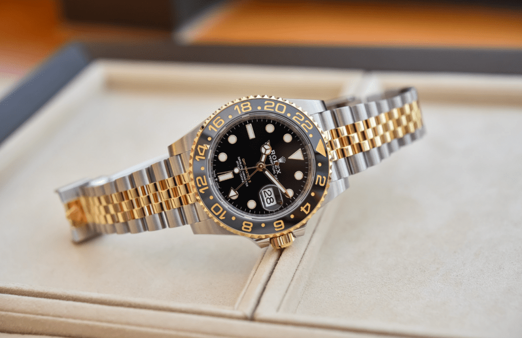 New 2023 Oyster Perpetual GMT-Master II Silver Gold Replica Clone - IP Empire Replica Watches