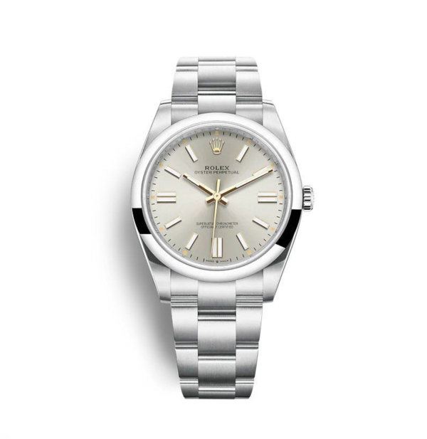 Rolex Oyster Perpetual 41Mm Silver Replica