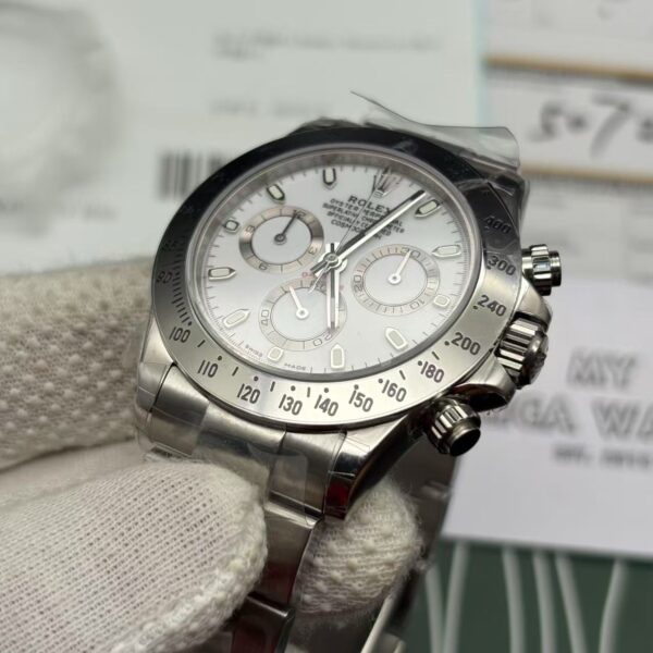 Replica Silver Rolex Daytona Swiss Clone Model