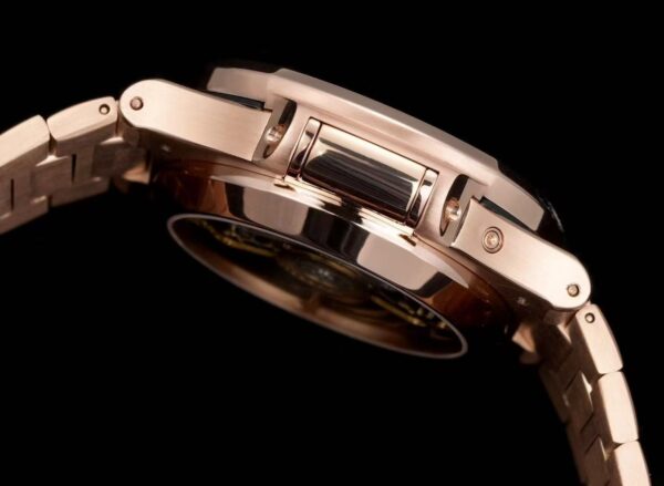 Super Swiss Clone Patek Philippe Nautilus 5980 Rose Gold
