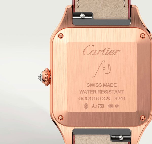 Cartier Santos 18K Rose Gold &Amp; Diamonds Ladys Watch, Wjsa0016 - Ip Empire Replica Watches