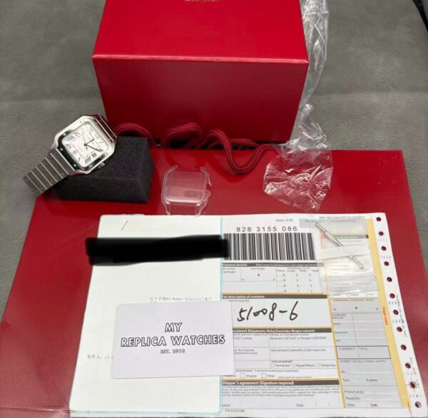 Cartier Santos Date Swiss Made Replica W20060D6 26 Img 4572