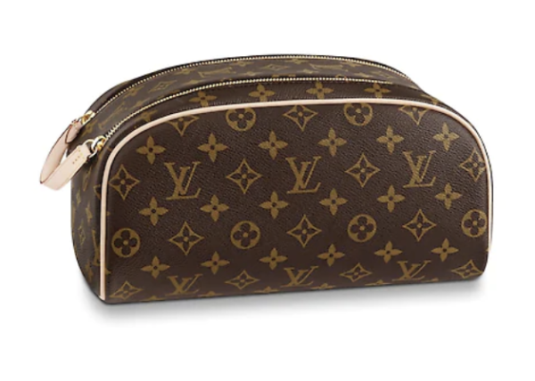 Replica 1:1 Clone Louis Vuitton Brown Wash Bag