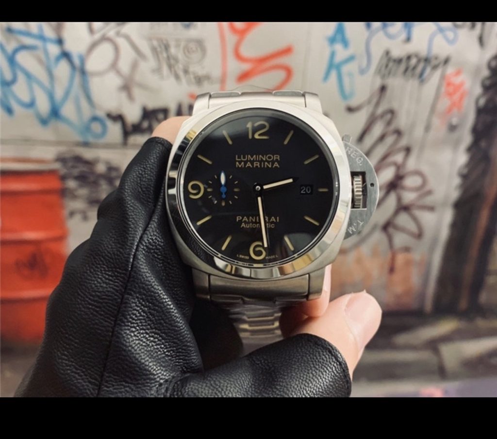 Panerai Luminor Marina GMT Replica Acero