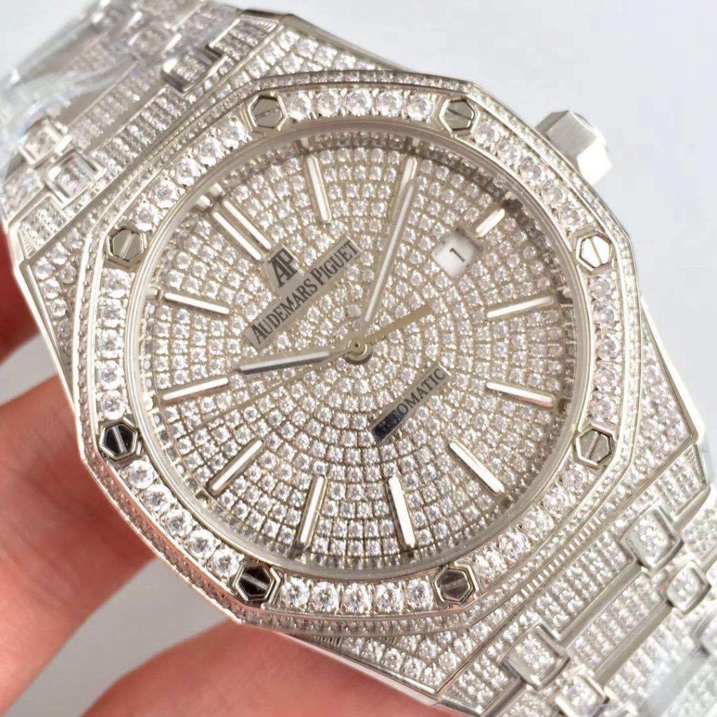 Replica Ap Royal Oak Full Diamond