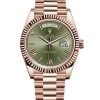 Replica Rolex Day Date - Rose Gold Green Dial Clone 