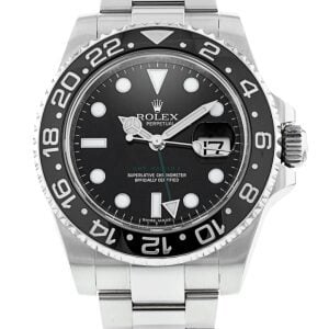 Replica Rolex GMT Master 2 Black Dial