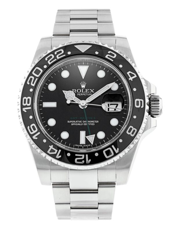 Replica Rolex GMT Master 2 Black Dial