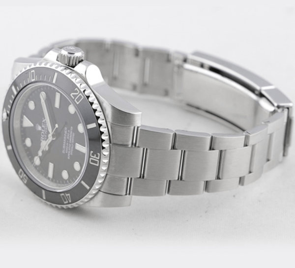 Replica Rolex Submariner Silver/Black No Date