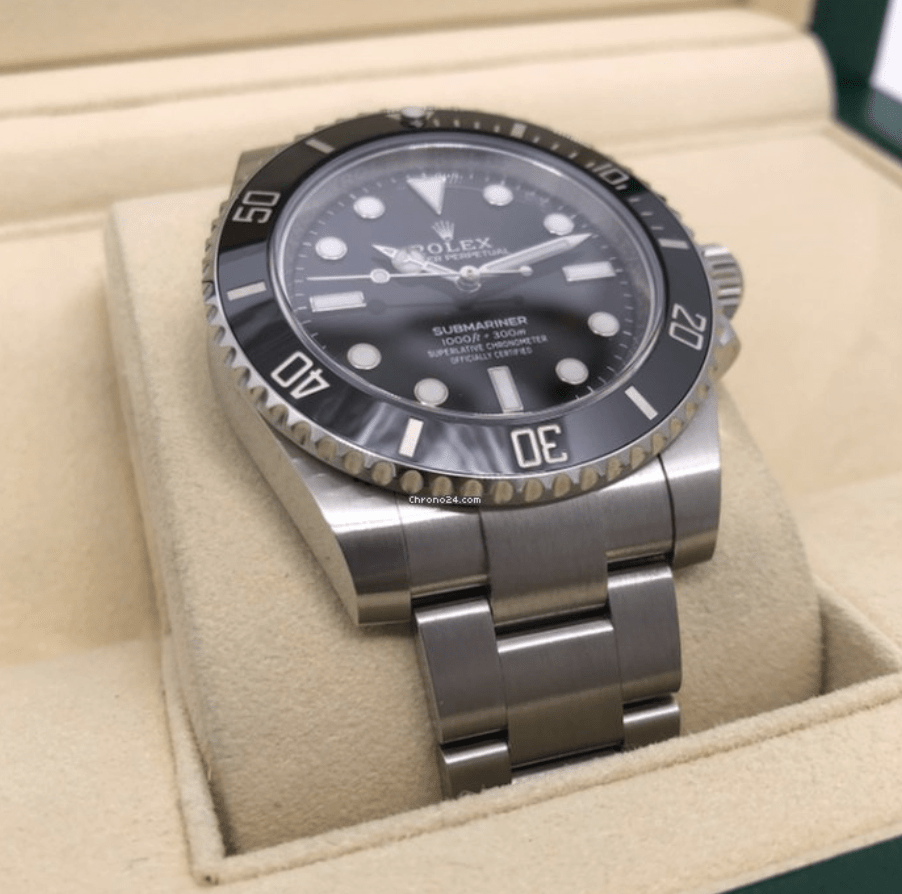 RéPlica Rolex Submariner Plata/Negro Sin Fecha