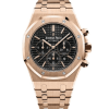 Replica AP Royal Oak - Rose Gold/Black Chronograph