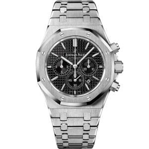 AP Replica Royal Oak - Silver/Black Chronograph