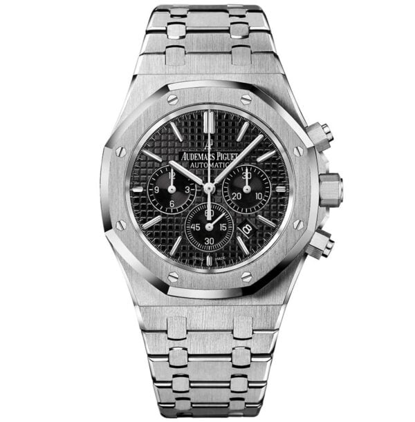 AP Replica Royal Oak - Silver/Black Chronograph