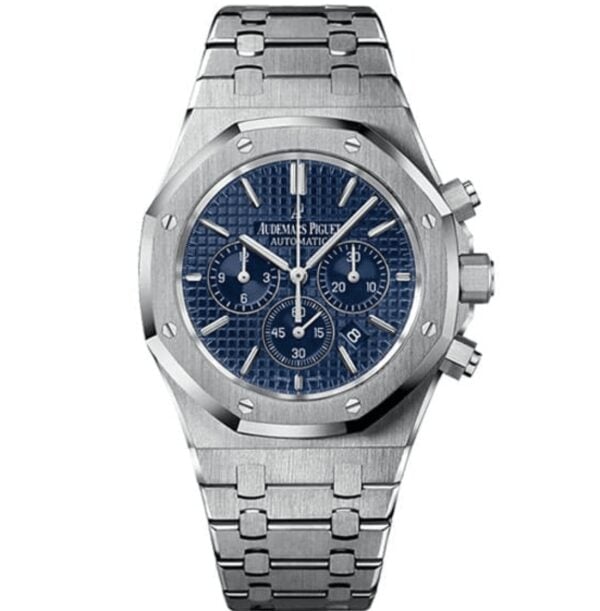 Replica Royal Oak - Silver/Blue Chronograph