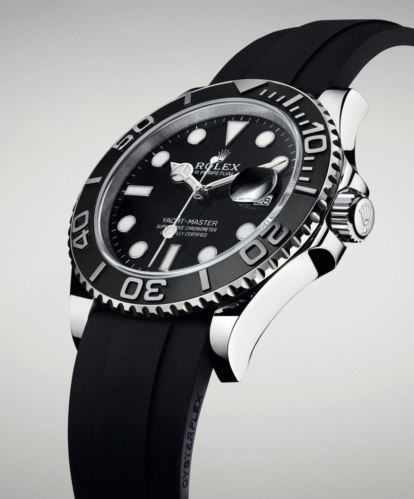 Replica Rolex YACHT-MASTER 42 White gold 2022