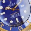 Replica Rolex Deepsea Yellow Gold with Blue Dial 2024 laser cut logo