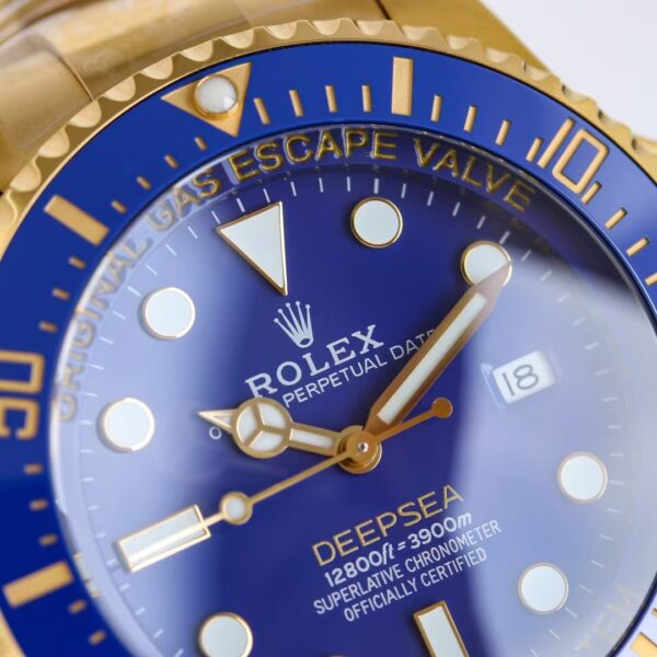 Replica Rolex Deepsea Yellow Gold With Blue Dial 2024 Dial