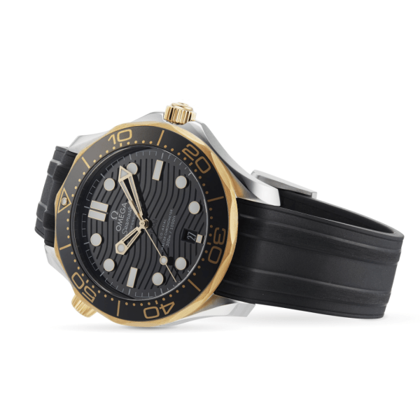 Replica Omega Seamaster Diver 300 Co-Axial Black Gold