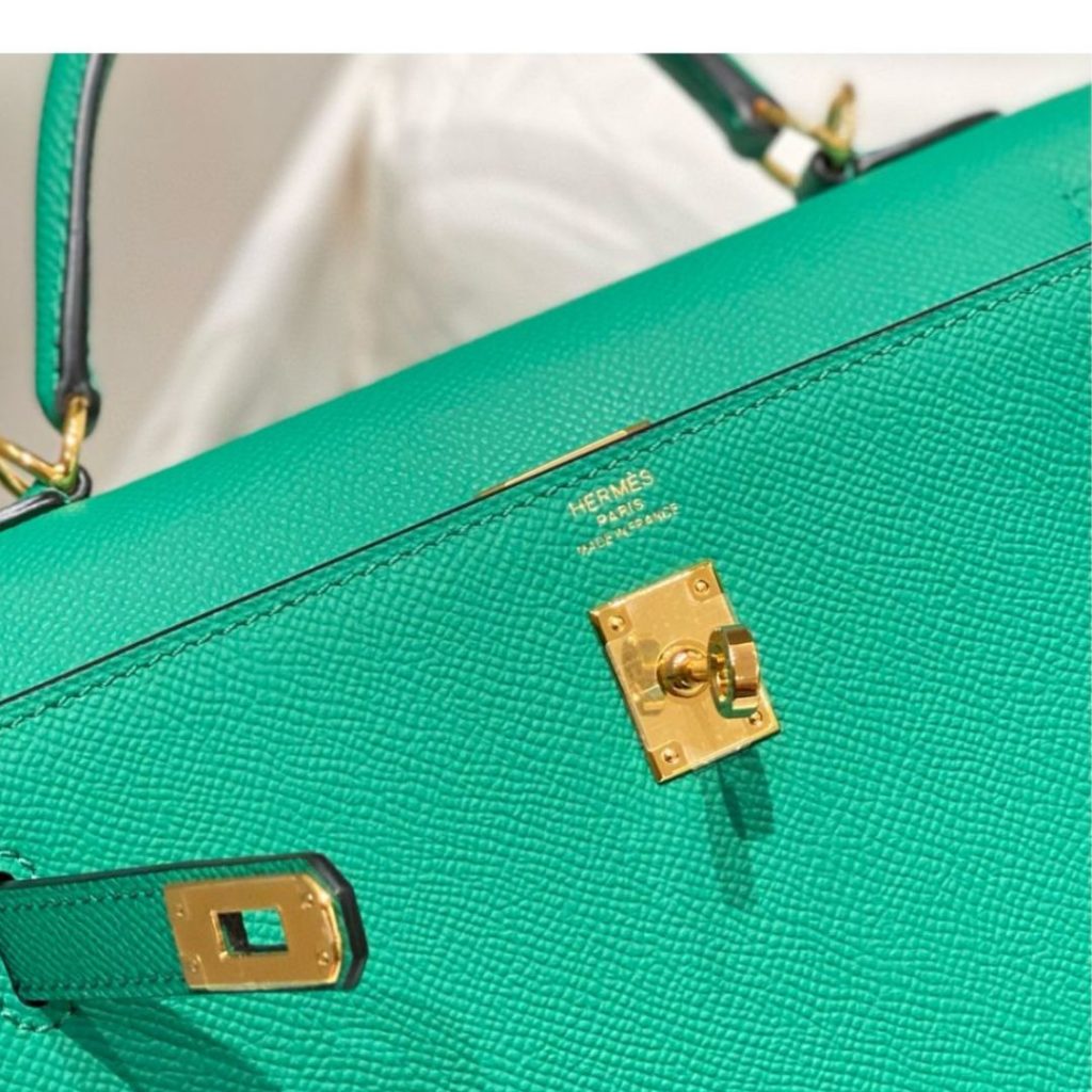 Replica Hermes Kelly 25cm Sellier closeup