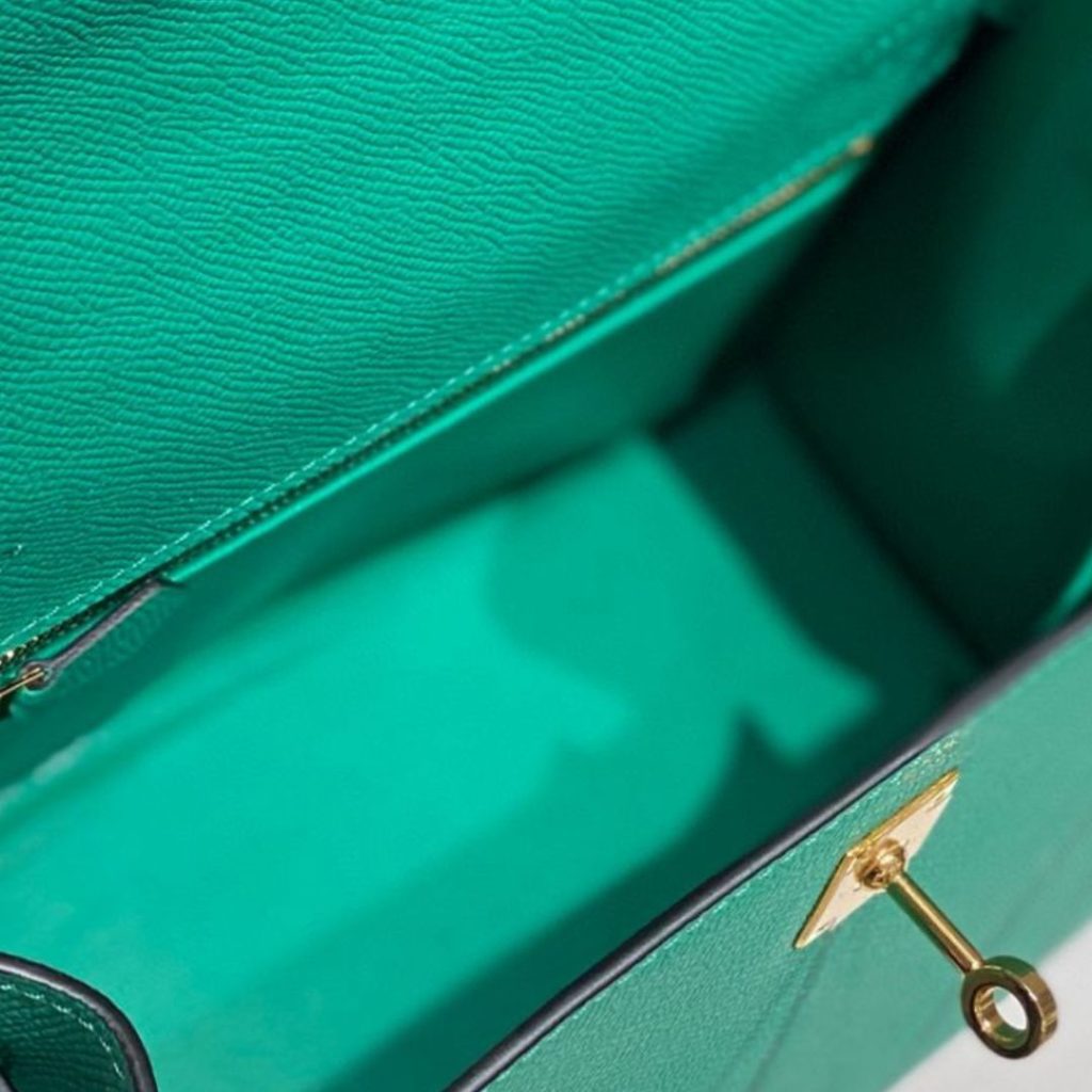 Replica Hermes Kelly 25cm Sellier inside