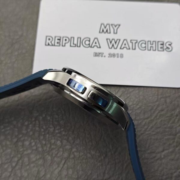 Replik Klon Denim Blau Patek Philippe Aquanaut 2024 Modell 6 28195Ad2D8086E074692A772F4010E7F