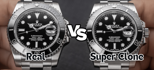 Real Submariner vs Super Clone