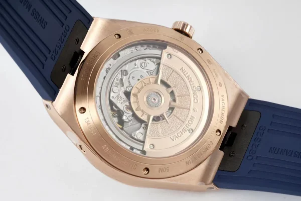 replica rose gold vacheron constantin overseas