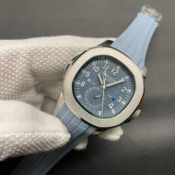 Replica Clone Denim Blue Patek Philippe Aquanaut 2024 Model