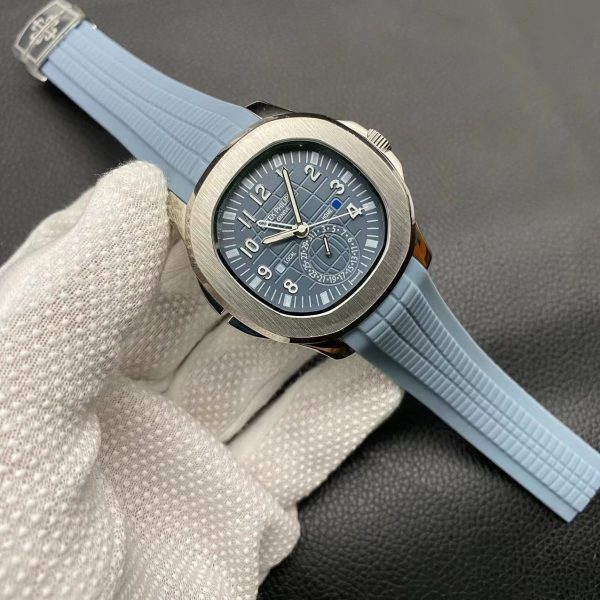 Replica Clone Denim Blue Patek Philippe Aquanaut 2024 Model