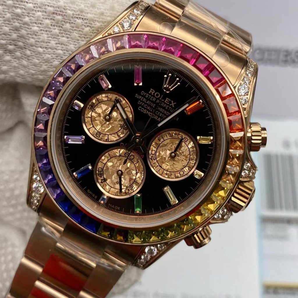 Super Clone Rainbow Rolex Daytona