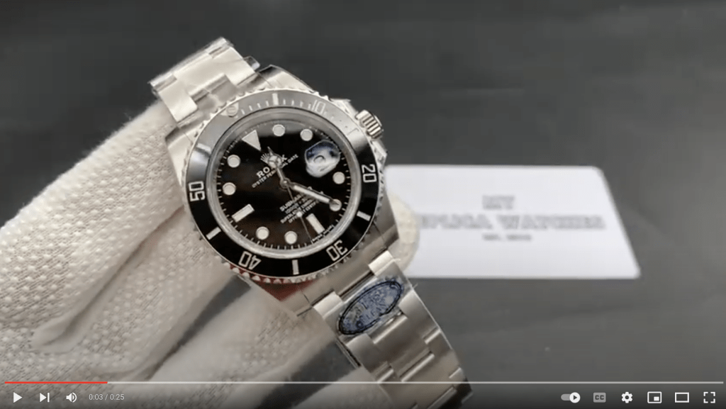 Replica Rolex Submariner date Video Review